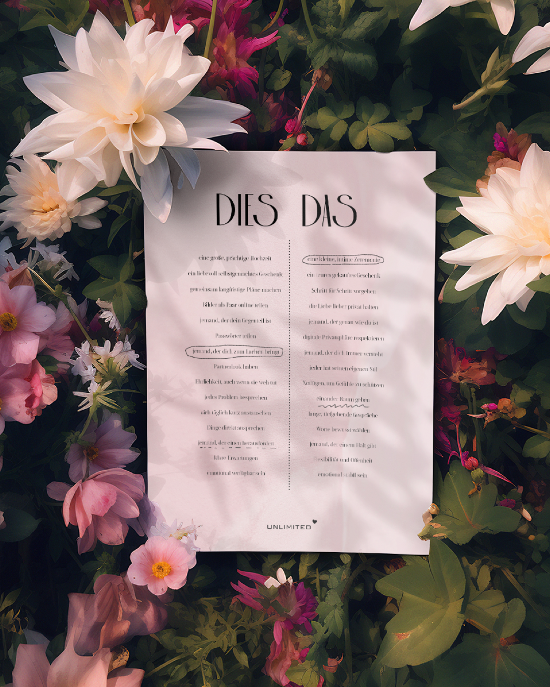 Dies oder das: Love Edition